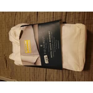 Fieldcrest Hotel Sateen Bedskirt King White 15” Drop – Hughes Collection